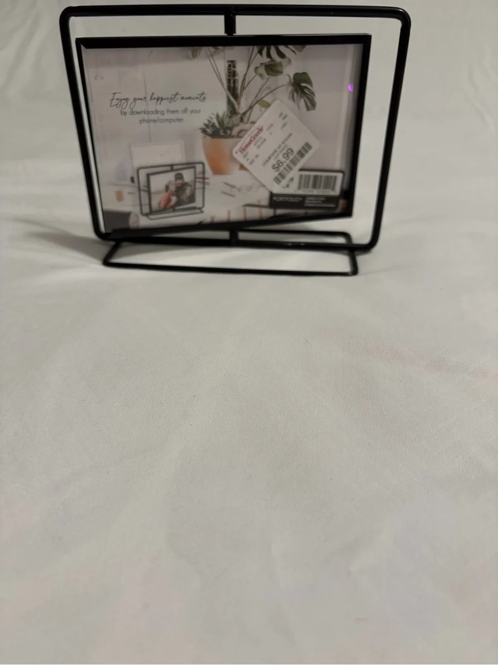 Black Double-Sided Spin Frame - Home Accents 4x6